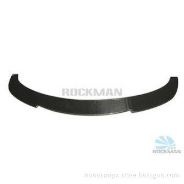 Black BMW 3 Series 2007 E92 Carbon Fiber Front Lip With 3K